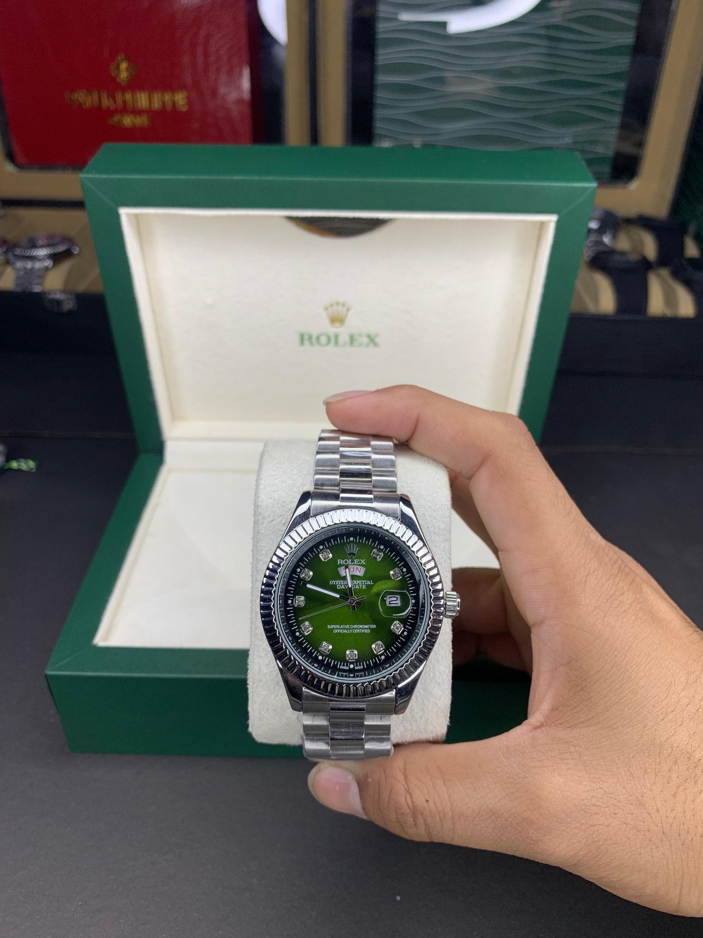 DayDate Green Dial Replica