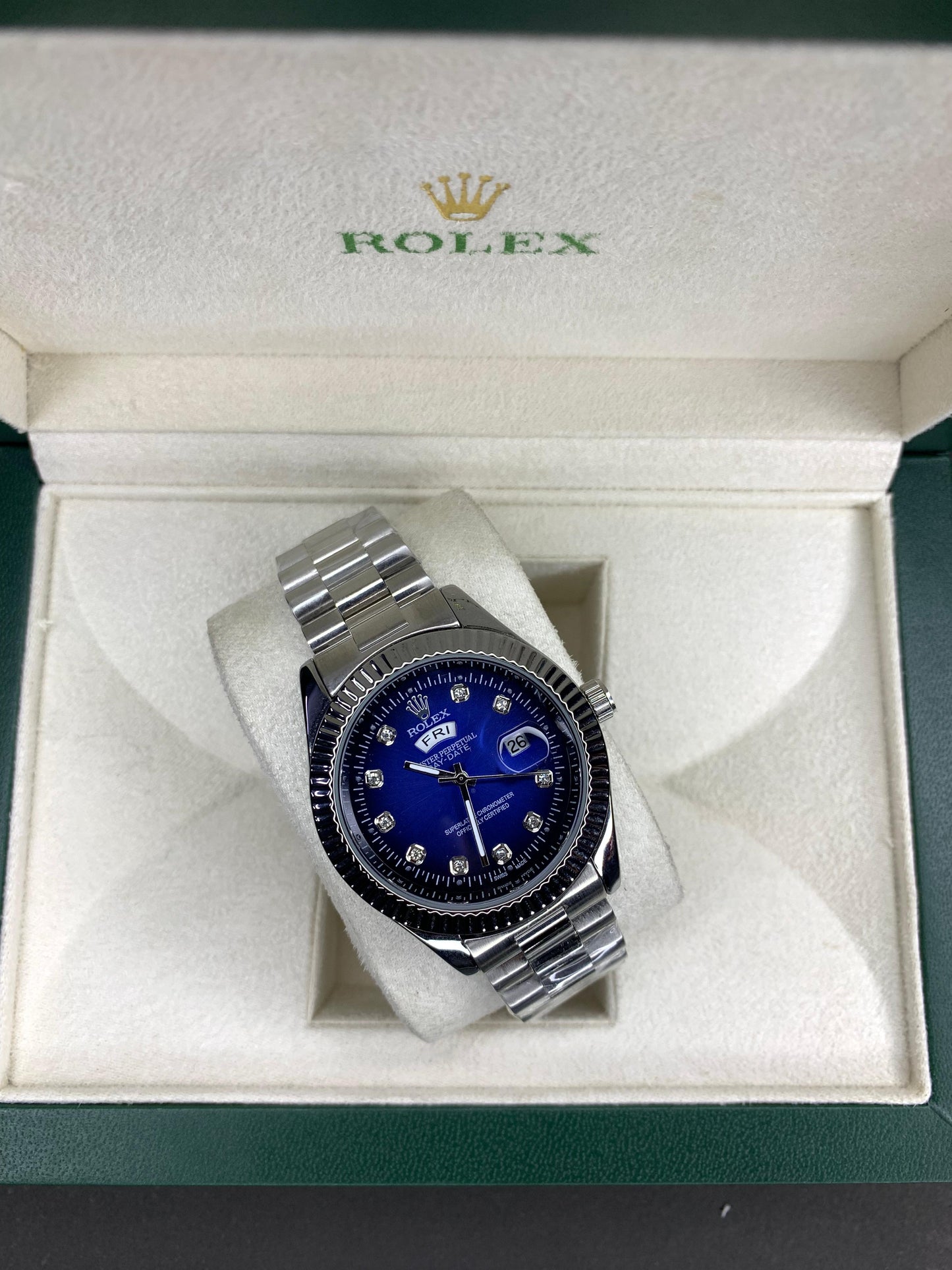 DayDate Blue Dial Replica